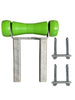 200kr t piece green castors with bracket