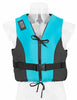 Besto Dinghy Zipper 50N Allround Buoyancy Aid - Aqua & Black - In All Sizes