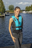 Besto Dinghy Zipper 50N Allround Buoyancy Aid - Aqua & Black - In All Sizes