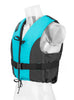 Besto Dinghy Zipper 50N Allround Buoyancy Aid - Aqua & Black - In All Sizes