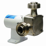 1" P40 'Pureflo' Hygienic Self-Priming Flexible Impeller Pedestal Pump AISI 316 stainless steel wetted parts, with food grade EPDM impeller - Jabsco 28200-4102