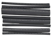 Ancor Heat Shrink Tubing, 3/16"-3/4" x 6", Black, 8pc Assortment