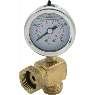 GasBOAT 4107 Gas Pressure Gauge Fitting (M20 & W20 Fittings)  307795