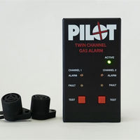 Pilot Twin Gas Alarm - 12/24v