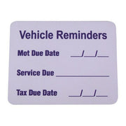 Vehicle Reminder Sticker - 37114