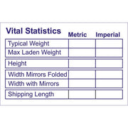Vital Statistics Label - 37115
