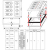 Switch panel with Conventional Switches by Lalizas