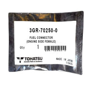 3GR-70250-0   FUEL CONNECTOR (ENGINE SIDE FEMALE)  - Genuine Tohatsu Spares & Parts - this part also supersedes 394-70250-0