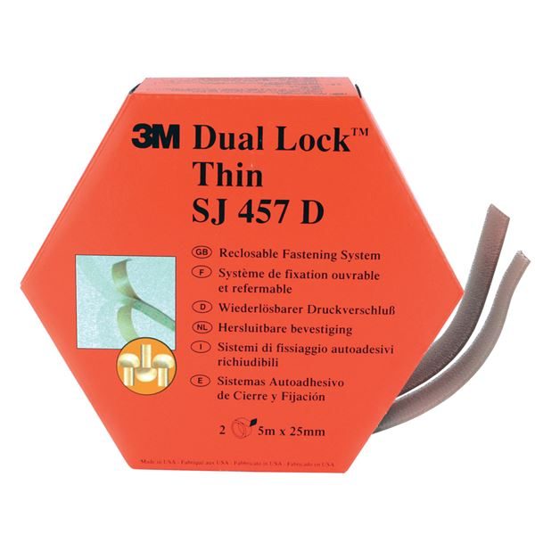 3M DUAL LOCK CHANDLERY PACK VHB CLEAR 25mm X 5M