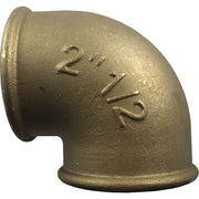 Maestrini Brass Compact 90 Degree Elbow (2-1/2" BSP Female)