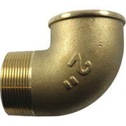 Maestrini Brass Compact 90 Degree Elbow (2" BSP Male/Female)