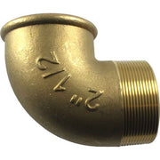 Maestrini Brass Compact 90 Degree Elbow (2-1/2" BSP Male/Female)