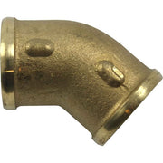 Maestrini Brass Compact 45 Degree Elbow (1/2" BSP Female)