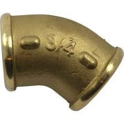 Maestrini Brass Compact 45 Degree Elbow (3/4" BSP Female)