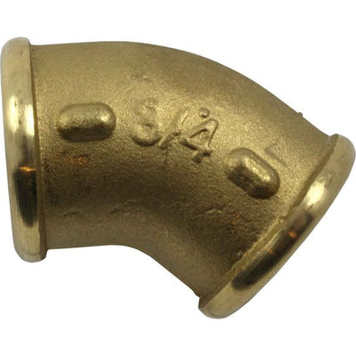 Maestrini Brass Compact 45 Degree Elbow (3/4