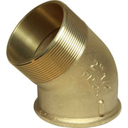 Maestrini Brass Compact 45 Degree Elbow (2-1/2" BSP Male/Female)