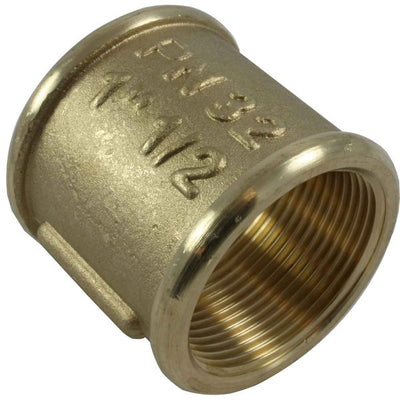 Maestrini Brass Equal Socket (1-1/2