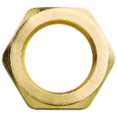 Maestrini Brass Hexagonal Lock Nut (Heavy Duty / 1-1/4