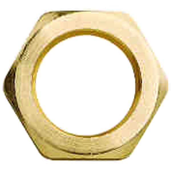 Maestrini Brass Hexagonal Lock Nut (Heavy Duty / 1-1/4" BSP Female)