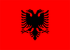 Albania Courtesy Flag 30 x 45cm
