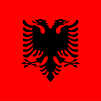 Albania Courtesy Flag 30 x 45cm