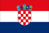 Croatia Courtesy Flag 30 x 45cm