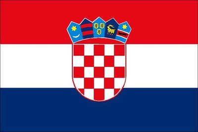 Croatia Courtesy Flag 30 x 45cm