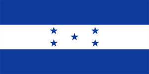 Honduras Courtesy Flag 30 x 45cm NS