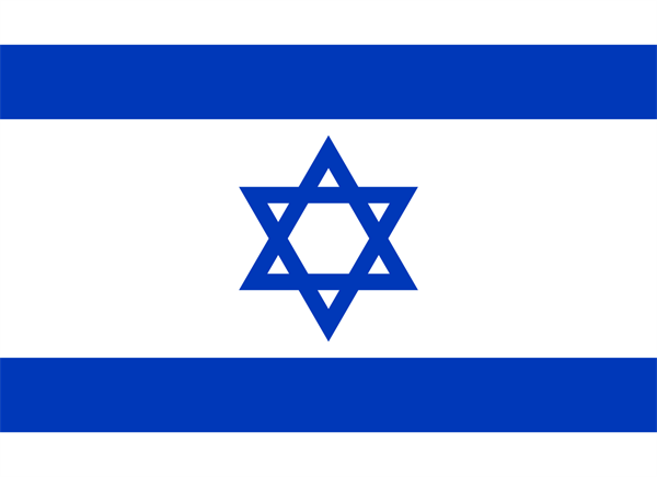 Israel Courtesy Flag 30 x 45cm