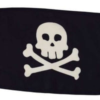 Jolly Roger Flag with cord for flying etc  30 x 45cm