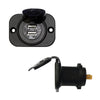 Dual Port USB Socket 12/24V DC by Lalizas