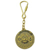 Brass 40-year Calendar Keyring