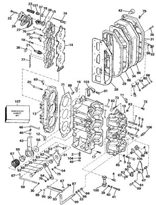 Evinrude Johnson OMC Engine Part Screw  0307776 307776