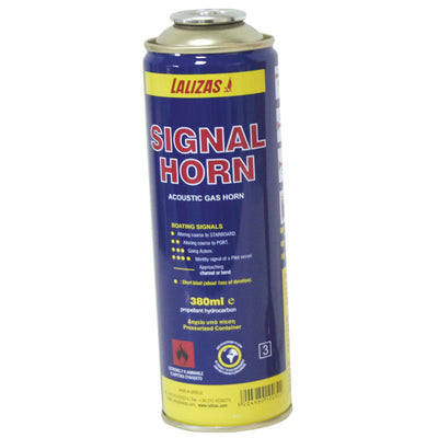 Refill canister 380ml for signal horn 10033 by Lalizas