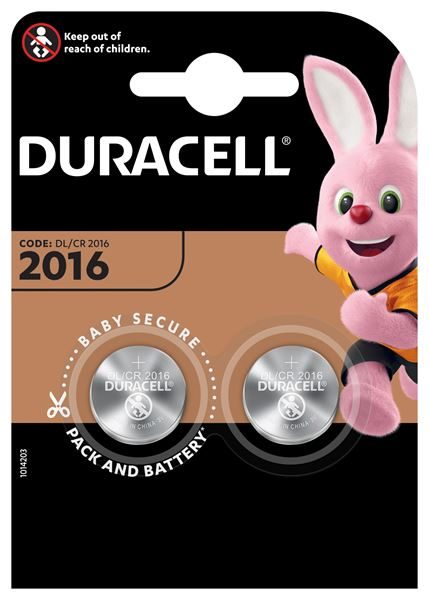 Duracell Coin Lithium 3v DL2016 Twin Pack - Box of 10