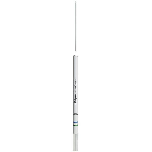 Galaxy White Fibreglass AIS Antenna 2.4m 1"-14 6m RG8X