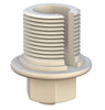 Adapts 1"-14 Female Thread to M16 Male Thread - White Nylon