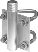Mast/Pole Bracket 1"-14 mount & U bolts - Stainless Steel