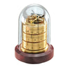 Barigo Barometer/Thermometer/Hygrometer with Brass Top & Mahogany Base
