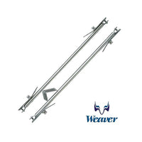 Weaver Stand-Off Arms 30" (Pair) Clips Both Ends Stainless Steel