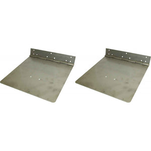 Lectrotab Stainless Steel Trim Tab Plates (12" x 12" / Per Pair)  616312