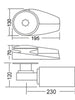 South Pacific Windlass 1100W Vertical Aluminium Base 8 mm Gypsy - WA1100