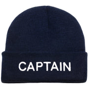 Embroidered Knitted Beanie Hats - Various Nautical Motifs
