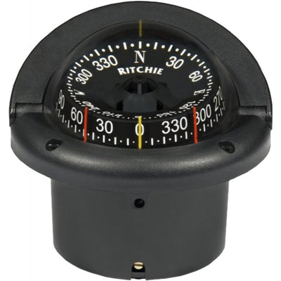 Ritchie Compass Helmsman HF-743 Combi Dial (Black / Flush Mount)  635110