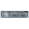 AG Hooded Louvre Vent Chrome 12" x 3"