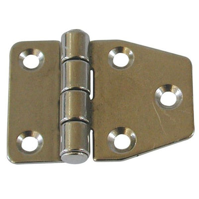 AG Flat Half-Back Flap Hinge in Stainless Steel 37 x 50mm