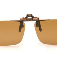 USA-1 Clip-on Sunglasses - BROWN