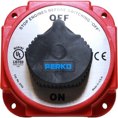 Perko Heavy Duty Alternator Disconnect Battery Isolator 450A (12-32V)  714697