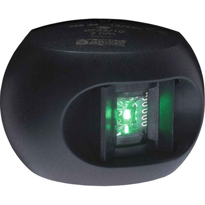 Aqua Signal 34 Starboard Green LED Navigation Light (Black Case)  721451