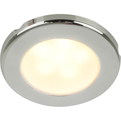 Hella EuroLED 75 Light with Stainless Steel Rim (Warm White / 24V)  724968